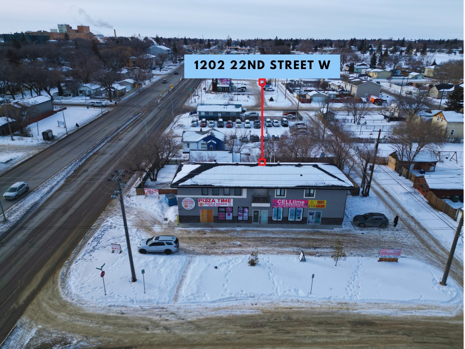 低于成本价出售! 萨斯卡通市区·商业楼—22nd街，2019 年新建，4 个独立单元——林与唐地产